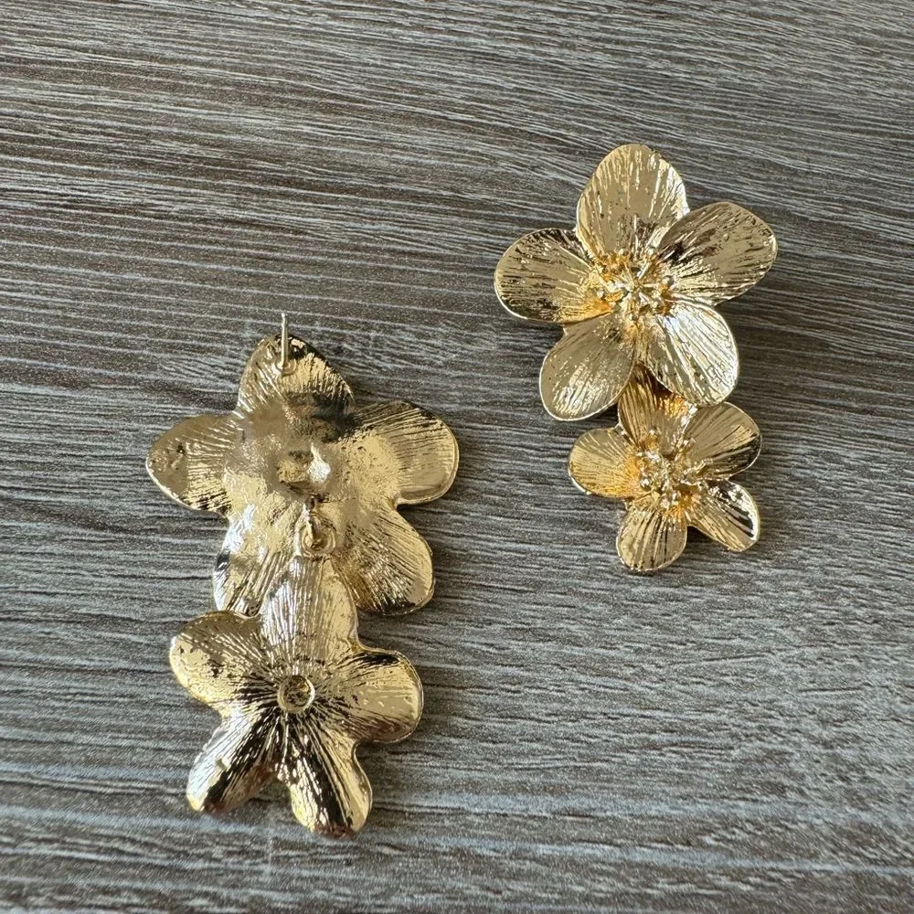 Bohemian flower earrings A1085